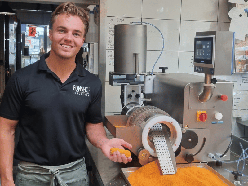 krokettenmachine fons hof ambachtelijke kroketten